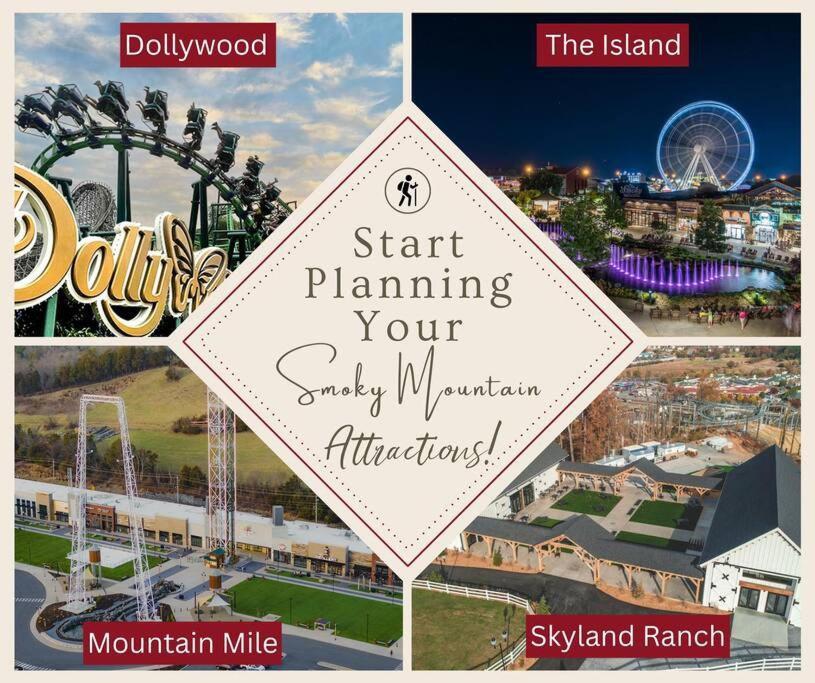 Enchanted Forest Cabin And Teepee! Lights & Laser Show! Private Hot Tub! Unique Stay! Sevierville Extérieur photo