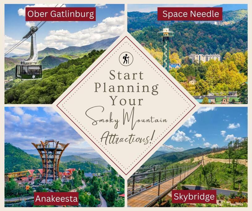 Enchanted Forest Cabin And Teepee! Lights & Laser Show! Private Hot Tub! Unique Stay! Sevierville Extérieur photo